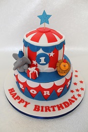 circus birthday cake